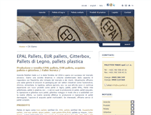 Tablet Screenshot of eurpallets.it